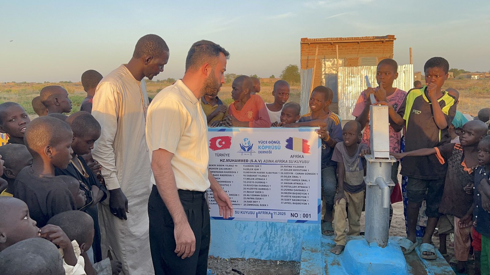 Çad’da Açılan Su Kuyumuz Köy Halkına Umut Oldu